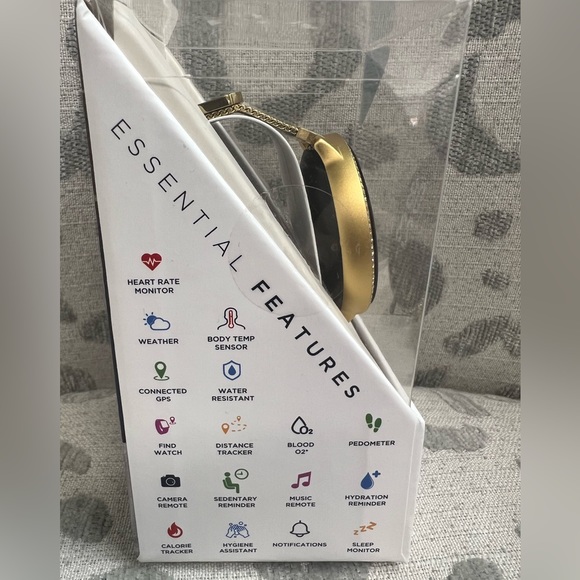 I tech fusion 2 gold with bling round face smart watch - Picture 4 of 6